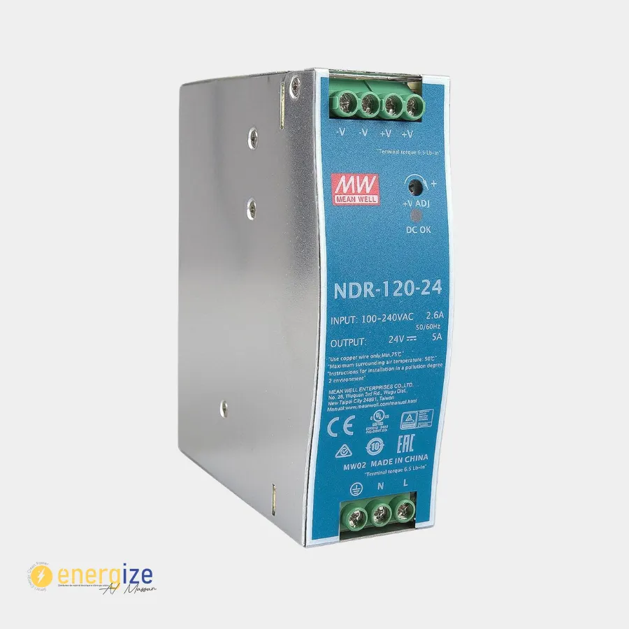 [97020012024] Alimentation modulaire sur rail Tosun 220V/24V ndr-120-24