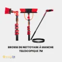 Brosse manuelle pour nettoyage  des panneaux solaires 7 metres