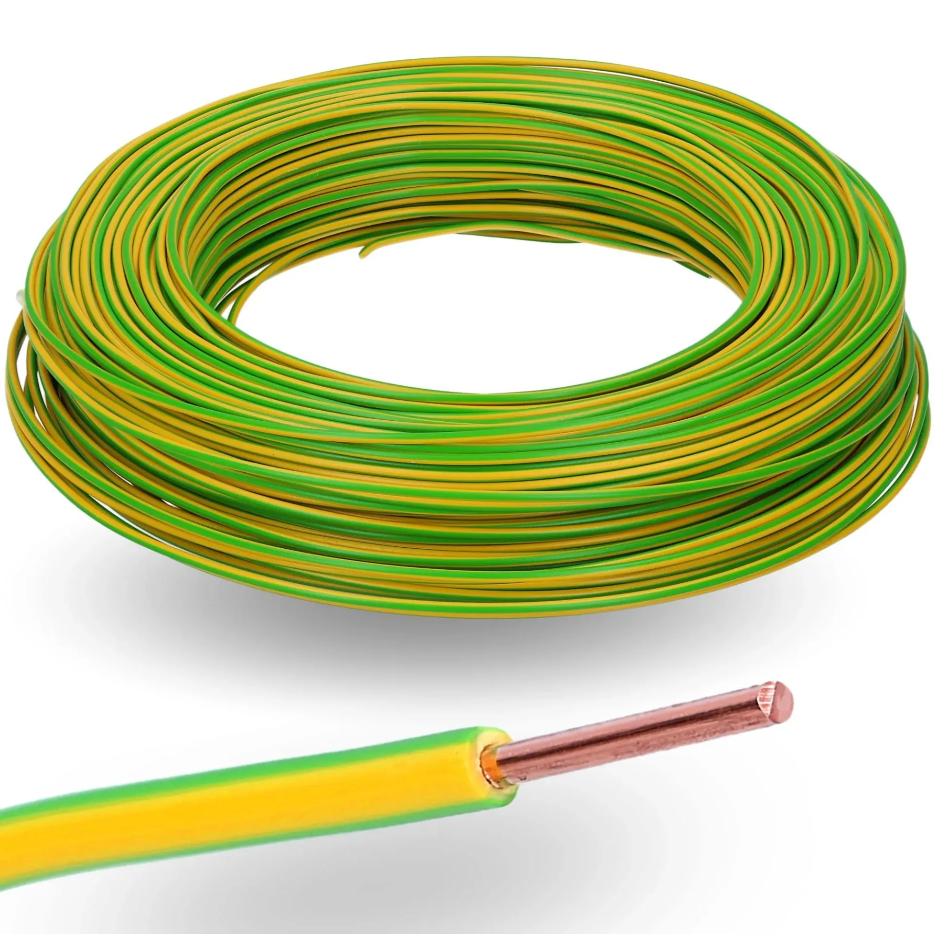[7004910010 RG] Cable cuivre 1X10 rigide v/j
