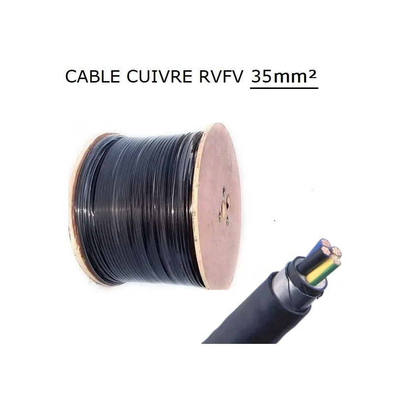 Cable rvfv 4x35 aluminium