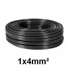 [703490004] Cable solaire noir 1x4mm noir 