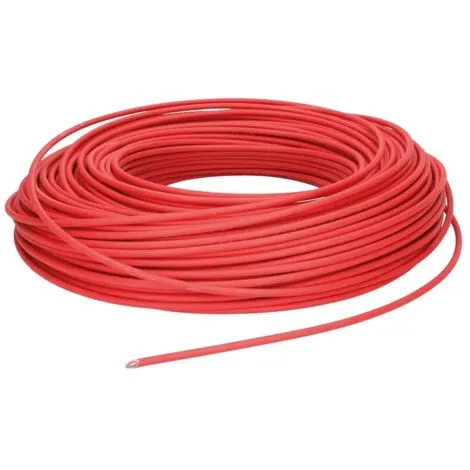 [703490004R] Cable solaire 1X4mm  rouge