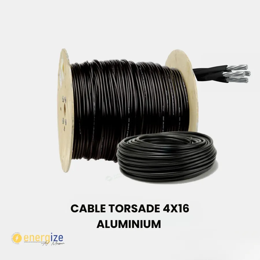 CABLE TORSADE ALUMINIUM 4X16