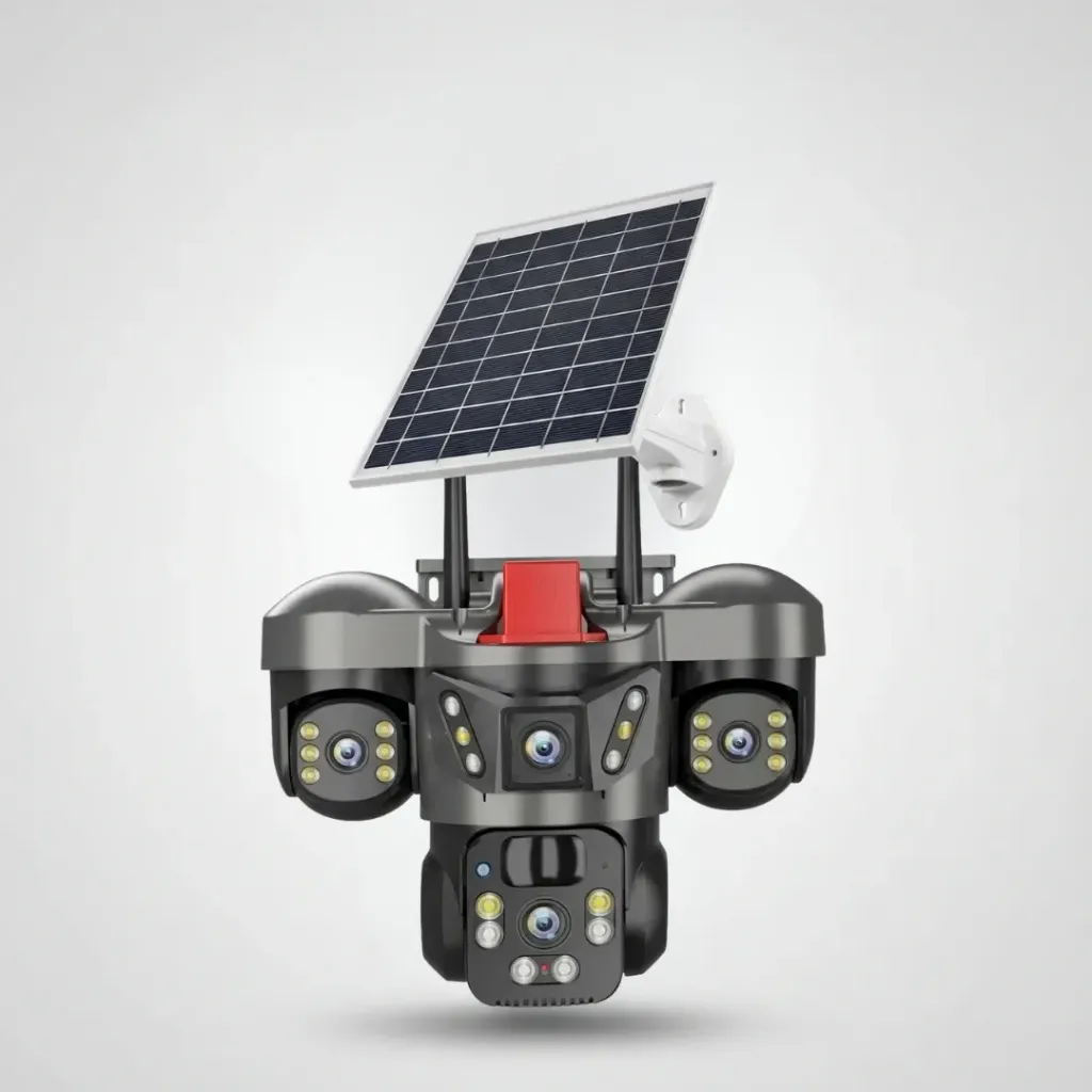 Camera solaire 3 camera ptz (DM101)