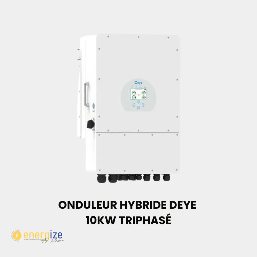 [104150010] Onduleur Hybride Deye 10kW Triphasé 