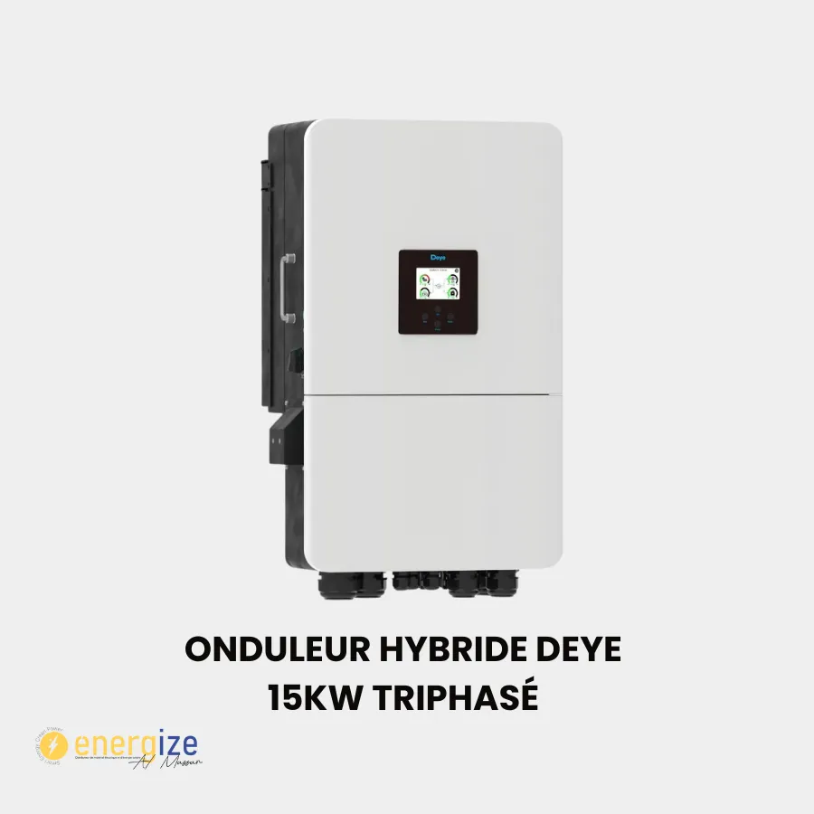 [104150015] Onduleur Hybride Deye 15kW Triphasé 