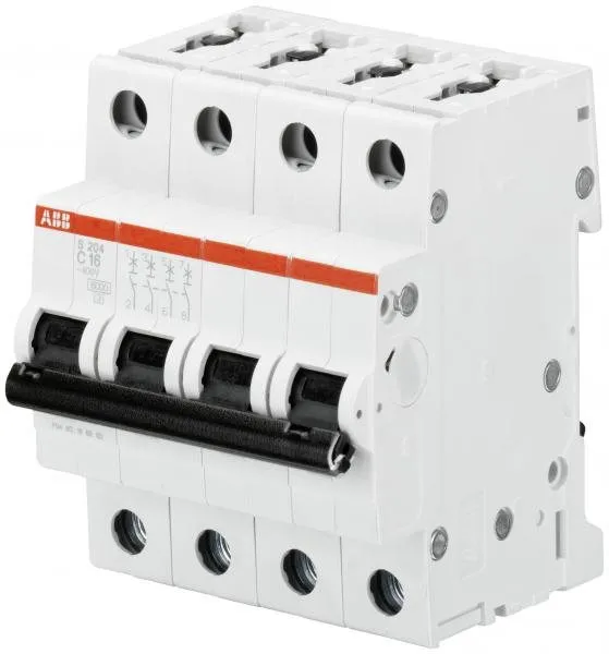 [20424016] Disjoncteur ac 4 poles ABB 16a