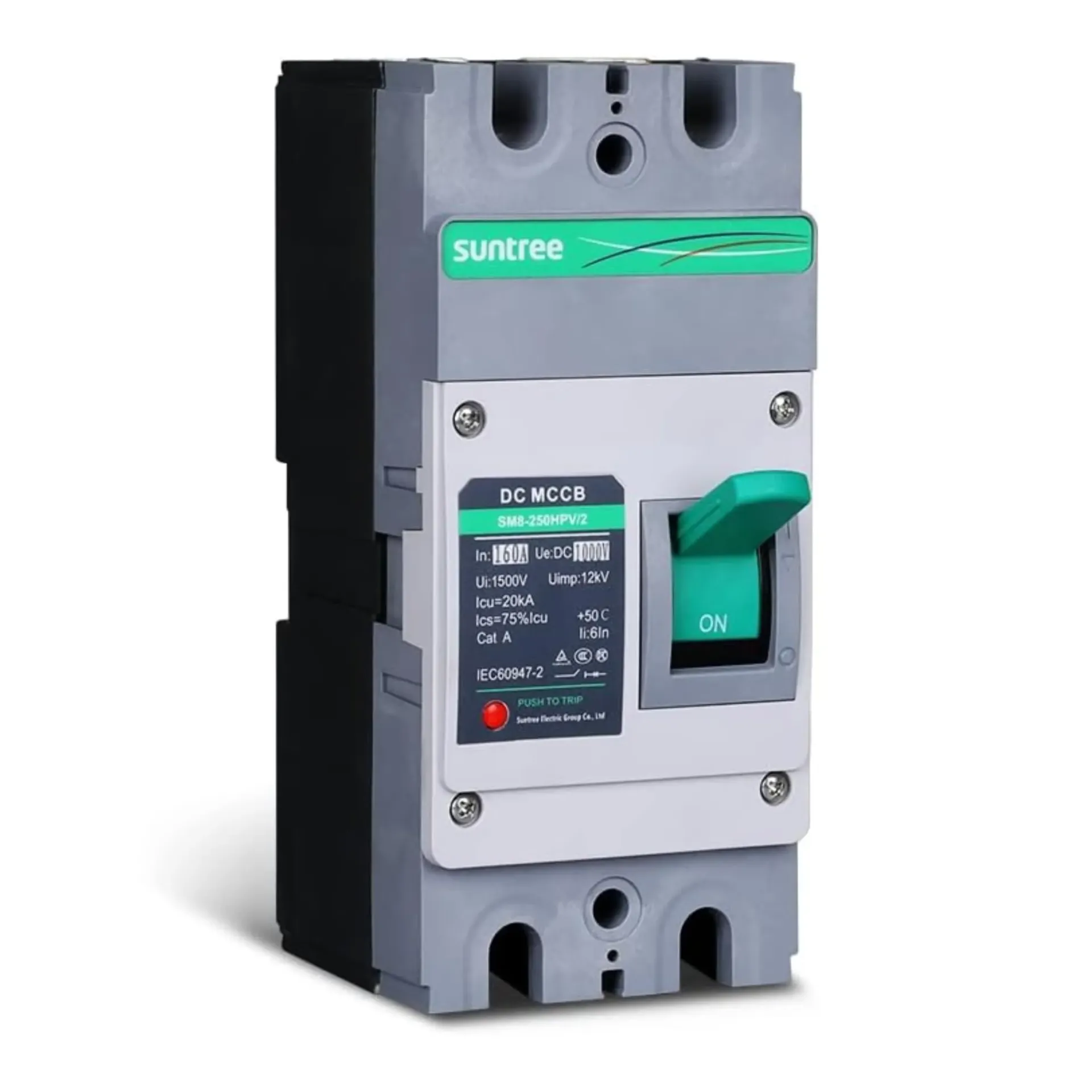 Disjoncteur compact DC 2 poles 1000v suntree 250A