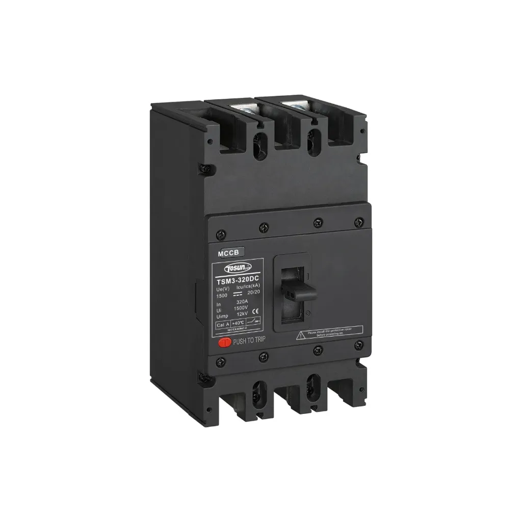 Disjoncteur compact DC 2P 1000V 100A TOSUN TSM3-320