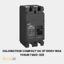 Disjoncteur compact DC 2P 1000V 160A Tosun TSM3-320