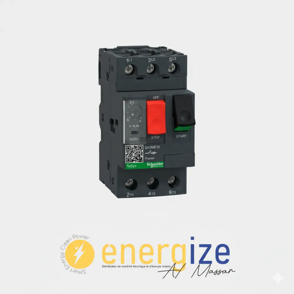 Disjoncteur moteur SHNIENDER 4-6.3A GV2ME10