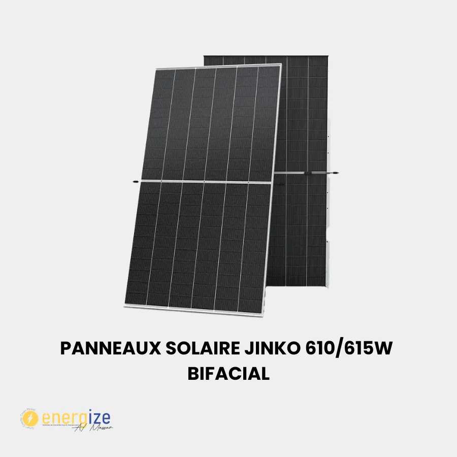 [00116615B] Panneaux Solaire Jinko 610/615W bifacial