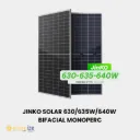 Panneaux solaire Jinko 625/630/640w bifacial