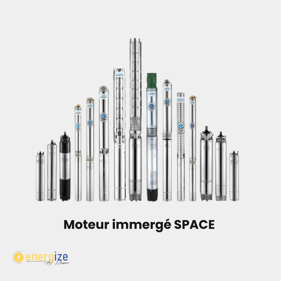 Moteur immerge SPACE 10CV 380V 4"