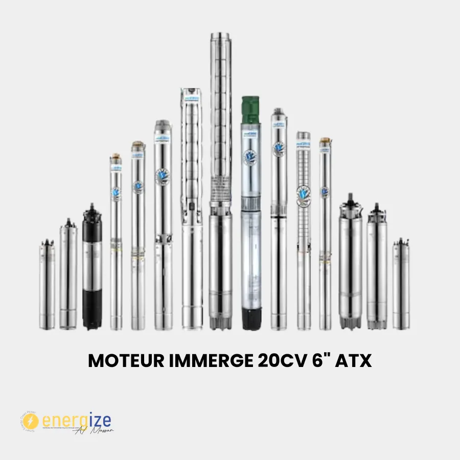 Moteur immerge 20HP 6" ATX