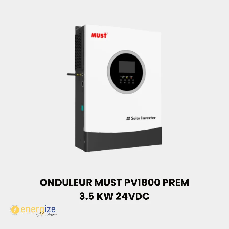 [102183524] Onduleur MUST PV18-3524 3.5 / 4 KW 24 V