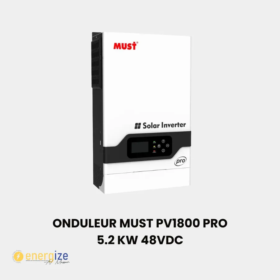 [102185248] Onduleur MUST PV18-5248 5.2 KW 48 V PRO