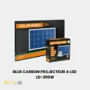 Projecteur solaire blue carbon a led ld-200w