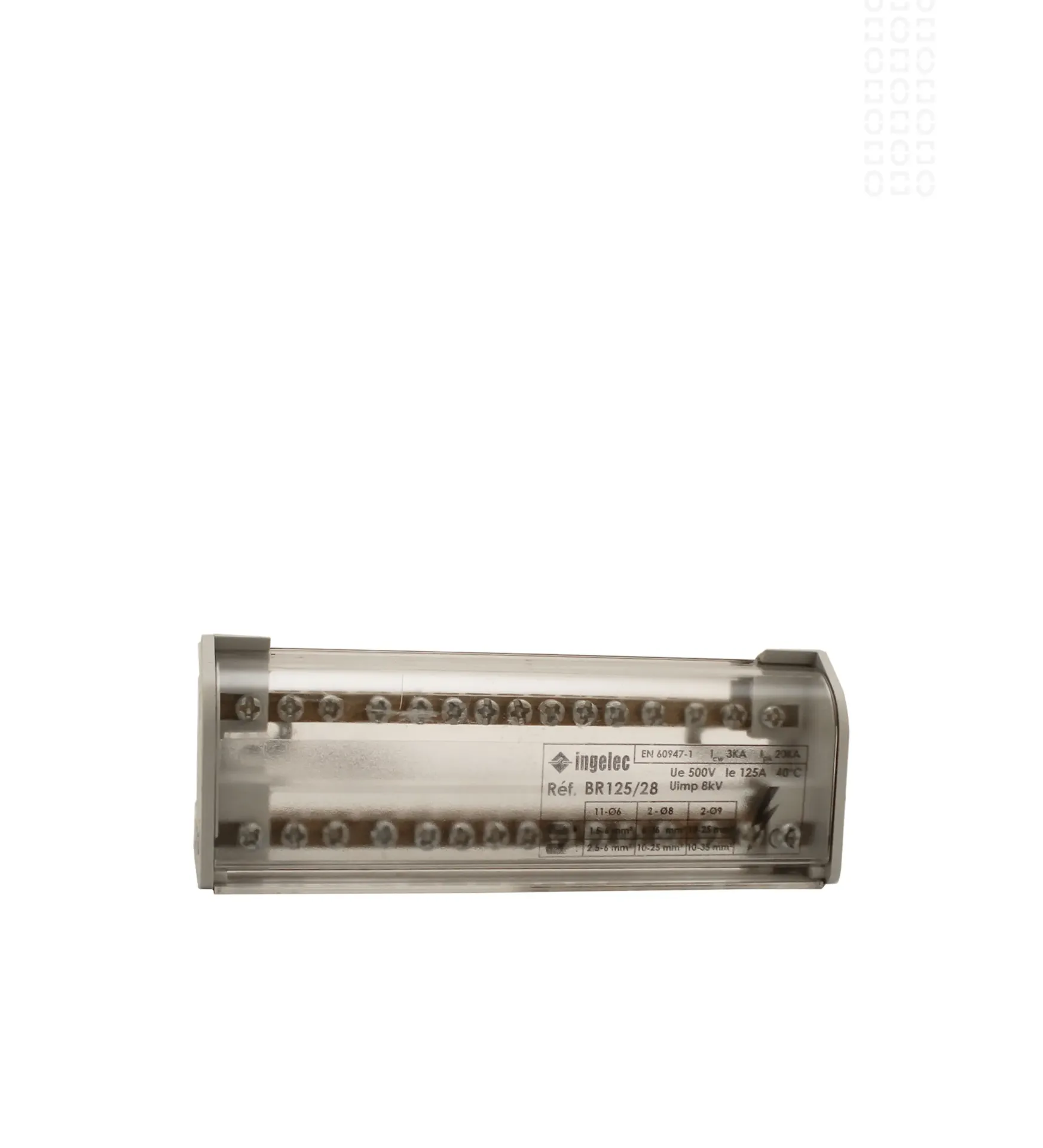 [INBR125/28] Répartiteur 2X125A 8MOD BR125/28