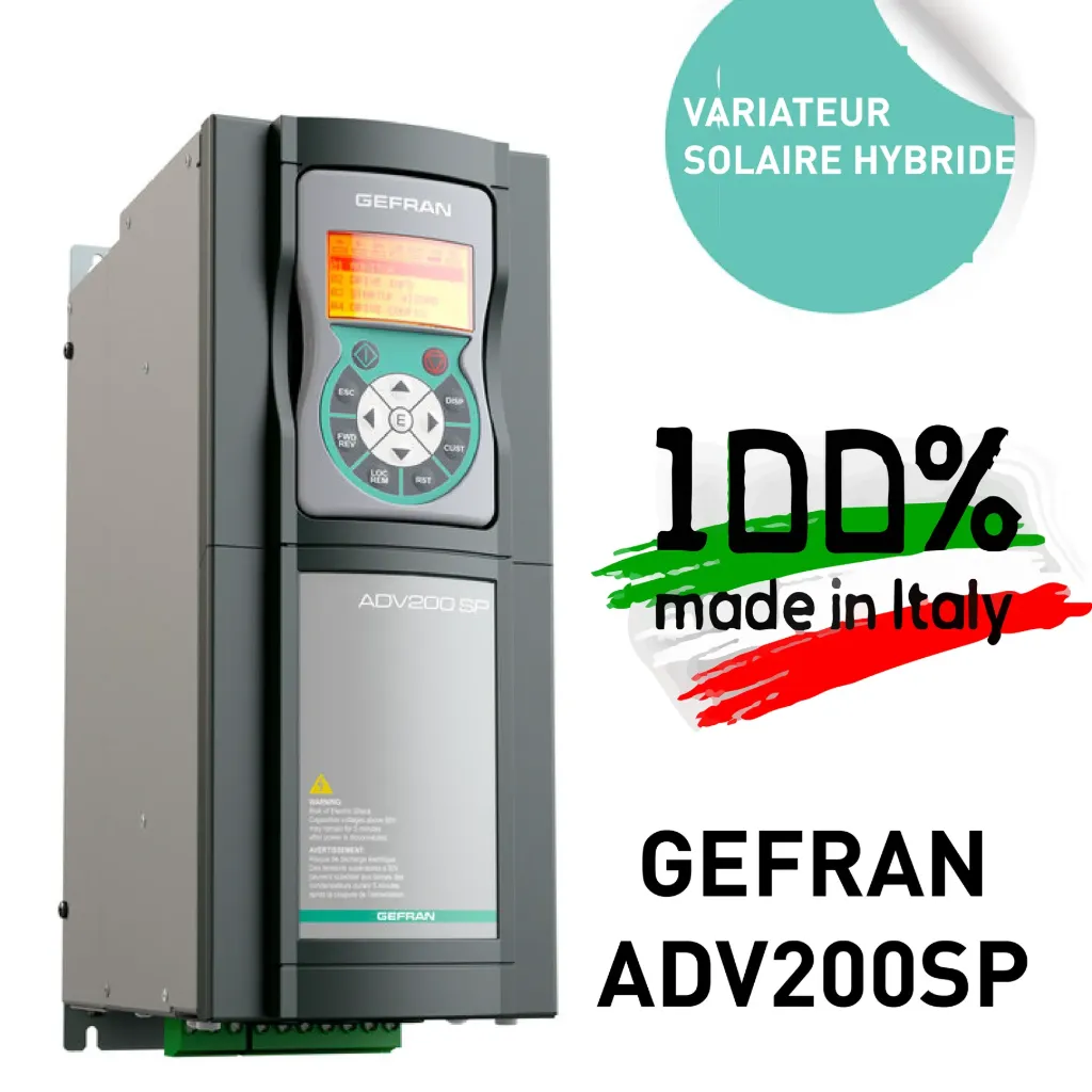 [ADV200] Variateur solaire 5.5KW GEFRAN ADV200SP