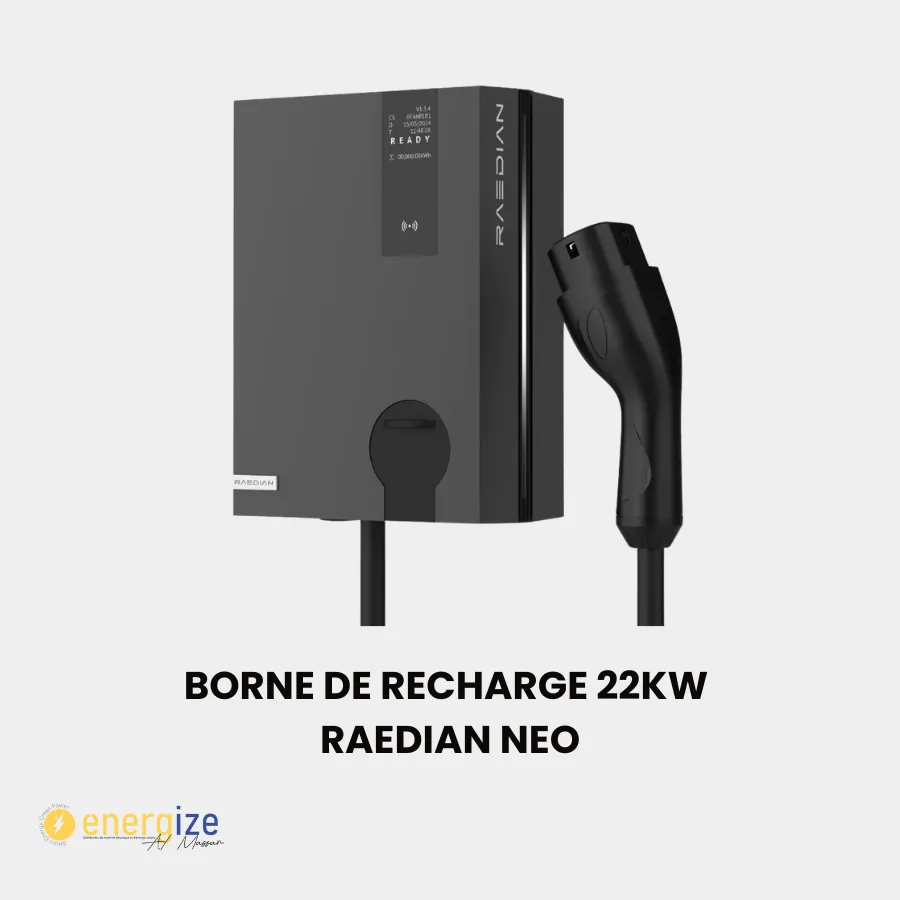 Borne De Recharge 22KW RAEDIAN NEO