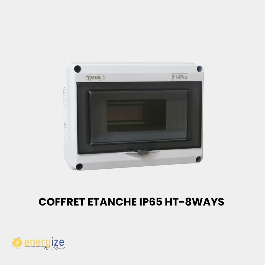 [502208] Coffret etanche IP65 HT-8Ways 