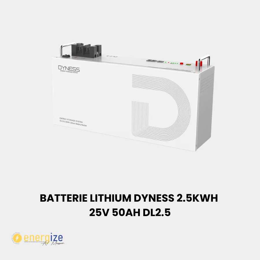 Batterie Lithium DYNESS 2.5KWH 25V 50Ah DL2.5