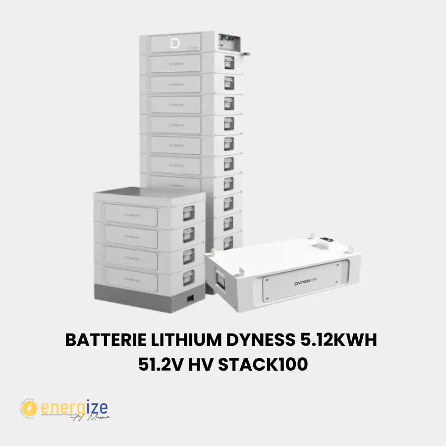 Batterie Lithium DYNESS 5.12KWH 51.2V HV STACK100
