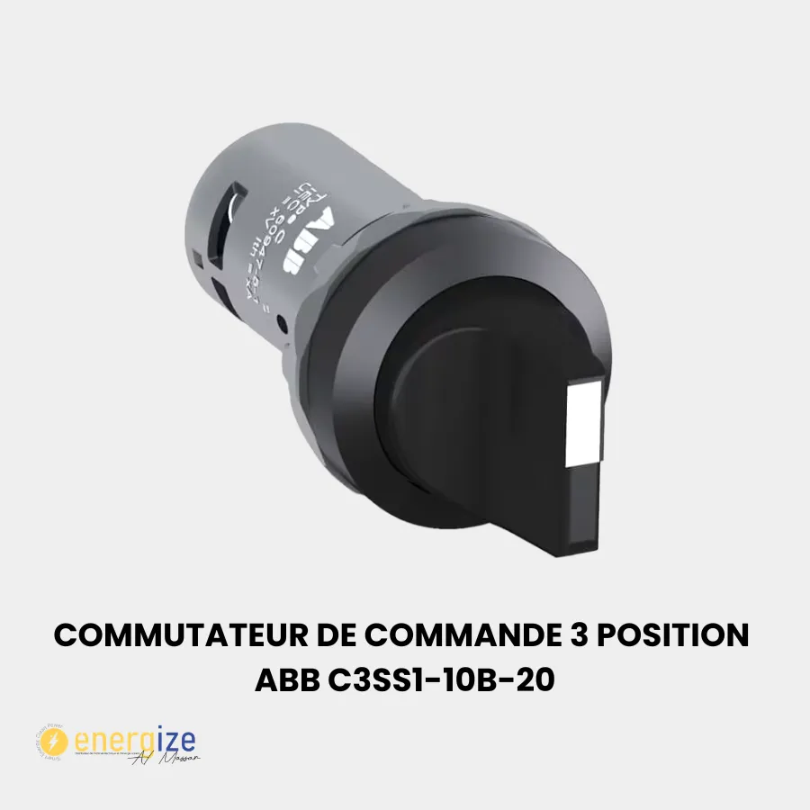 Commutateur de commande 3 position ABB C3SS1-10B-20