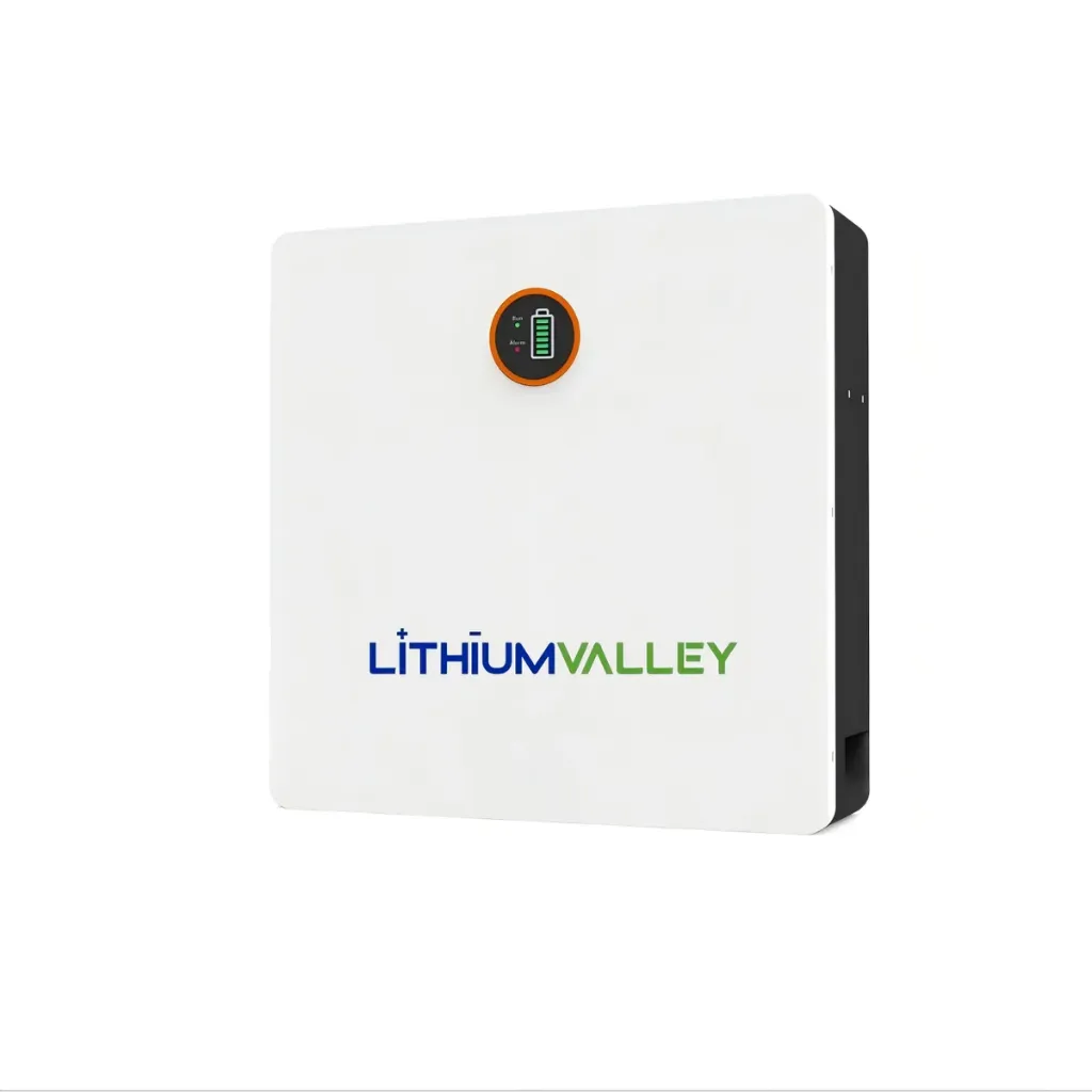 BATTERIE LITHIUM VALLEY 100A 5KW 51.2V blanc WALL